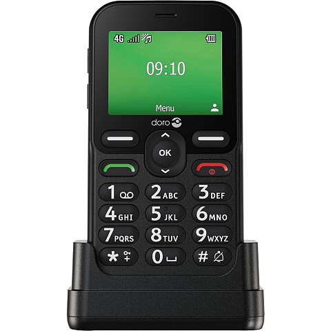 Doro Leva E10 6,1 cm (2.4") 118,9 g Schwarz Seniorentelefon