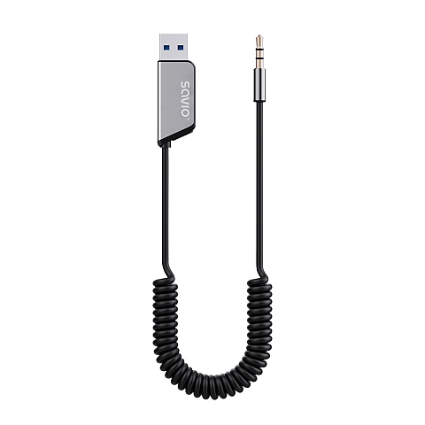 Savio TR-16 FM-Transmitter 2400 - 2483,5 MHz Bluetooth Schwarz, Silber