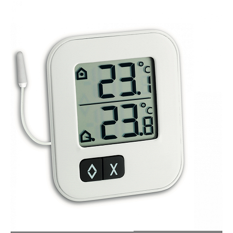 TFA-Dostmann Digitales Innen-Außen-Thermometer MOXX