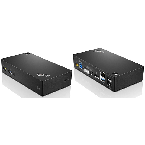 Lenovo ThinkPad USB 3.0 Pro Dock Kabelgebunden USB 3.2 Gen 1 (3.1 Gen 1) Type-A Schwarz