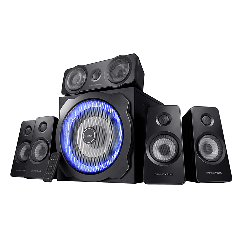 Trust GXT 658 Tytan 5.1 Lautsprecherset 90 W Universal Schwarz 5.1 Kanäle