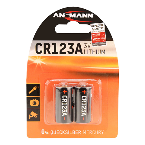 Ansmann 1510-0023 Haushaltsbatterie Einwegbatterie CR123A Lithium