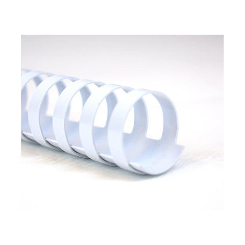 GBC CombBind Plastikbinderücken, weiß, 10mm (100)