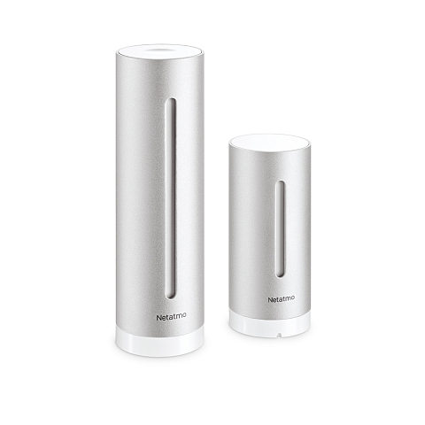 Netatmo NWS01-EC Digitale Wetterstation Aluminium Batterie / USB WLAN