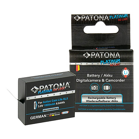 PATONA Platinum Akku für Action Cam Life SL5