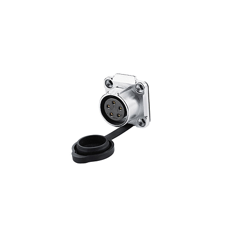 Alcasa IC01-20P503 Steckdose M20 Schwarz, Silber