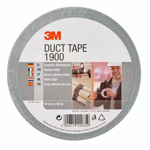 3M 1900S50 50 m Synthetischer Kautschuk Silber