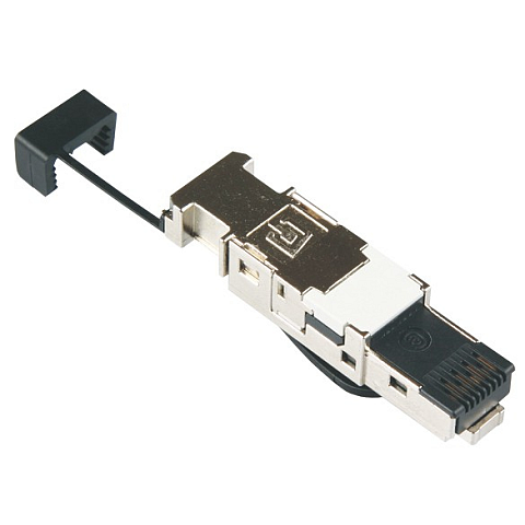 BTR NETCOM E-DAT Industry IP20 RJ45 field plug Lichtleiterverteiler