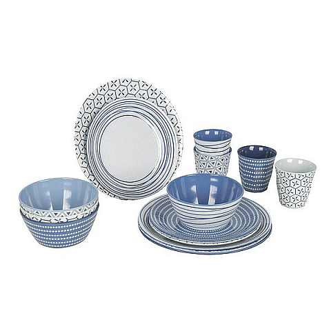 Bo-Camp 6181382 Campinggeschirr-Set Melamin