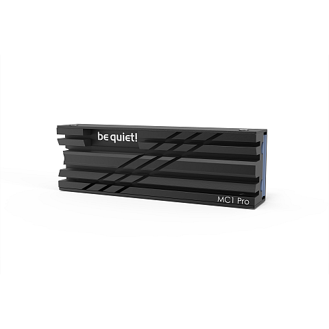 be quiet! MC1 PRO Solid-State-Laufwerk Kühlkörper/Radiator Schwarz 1 Stück(e)