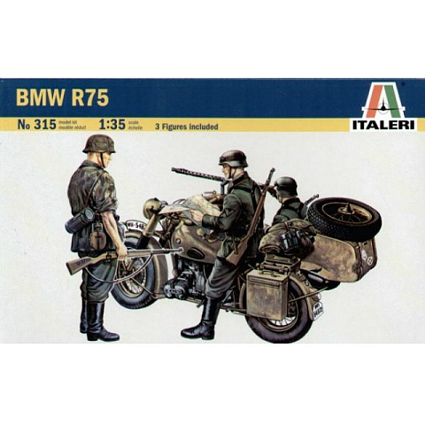 Italeri BMW R75 Motorradmodell Montagesatz 1:35
