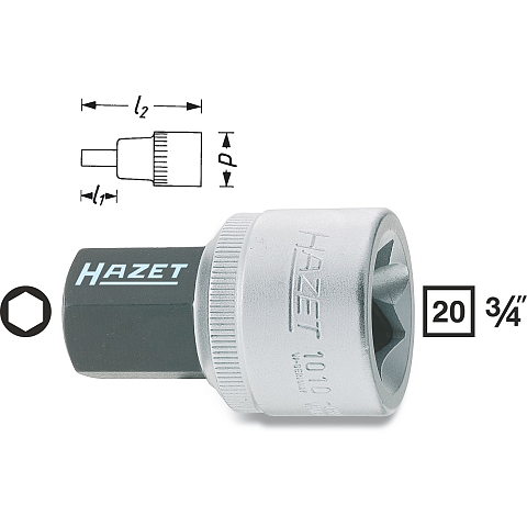 HAZET 1010-17 Steckschlüsselaufsatz 1 Stück(e)