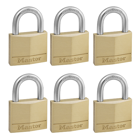 MASTER LOCK 140EURSIX Herkömmliches Vorhängeschloss 6 Stück(e)