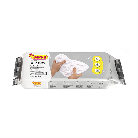 Jovi 85 Töpferei-/ Modellier-Material Modellierton 500 g Weiß