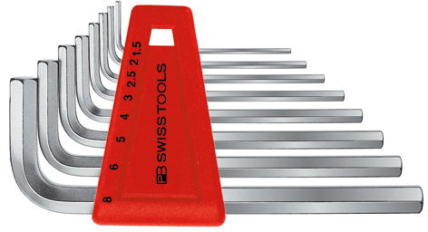 PB Swiss Tools PB 210 H L-förmiger Inbusschlüssel-Satz Metrisch 9 Stück(e)