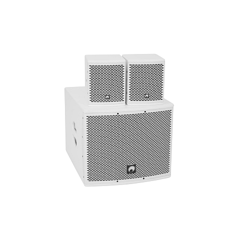 Omnitronic 20000728 Lautsprecher Weiß Kabelgebunden 130 W