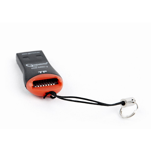 Gembird FD2-MSD-3 Kartenleser USB 2.0 Schwarz, Rot