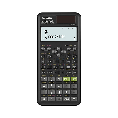 Casio FX-991ES PLUS 2 Taschenrechner Tasche Wissenschaftlicher Taschenrechner Schwarz