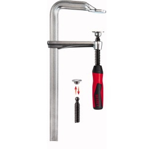 BESSEY GZ12-2K Schraubzwinge 12 cm Edelstahl, Rot