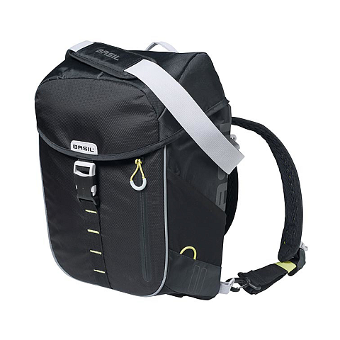 Basil Miles Hinten Fahrradtasche 17 l Polyester Schwarz