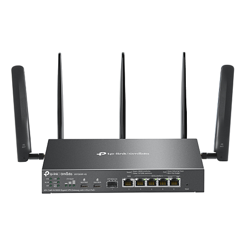 TP-Link ER706WP-4G WLAN-Router Gigabit Ethernet Dual-Band (2,4 GHz/5 GHz) Schwarz