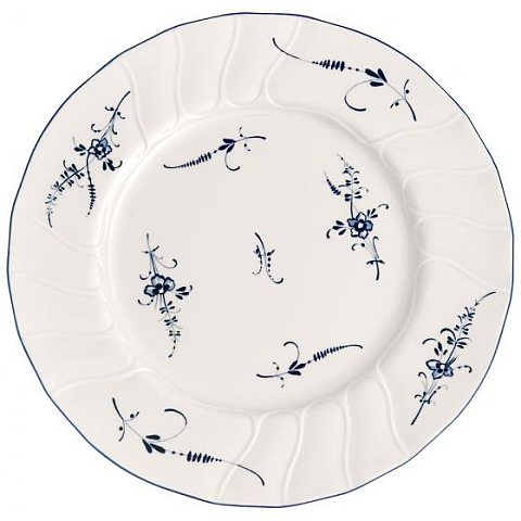 Villeroy & Boch 1023412620 Teller Essteller Rund Porzellan Blau, Weiß 1 Stück(e)