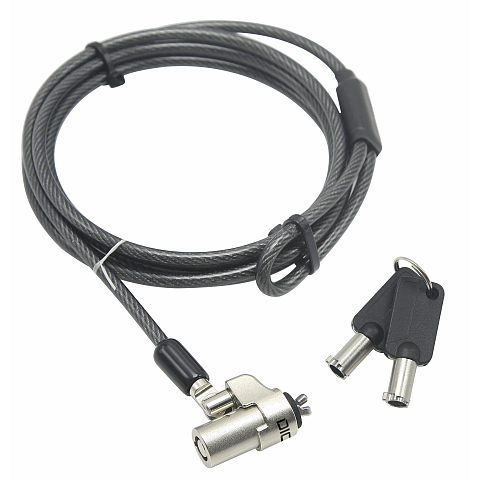 DICOTA D31540 Kabelschloss Schwarz 2 m