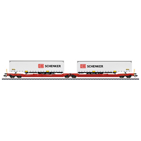 Märklin Type Samms 710 Heavy-Duty Flat Car, CarMotion Schwertransporter-Modell Montagesatz
