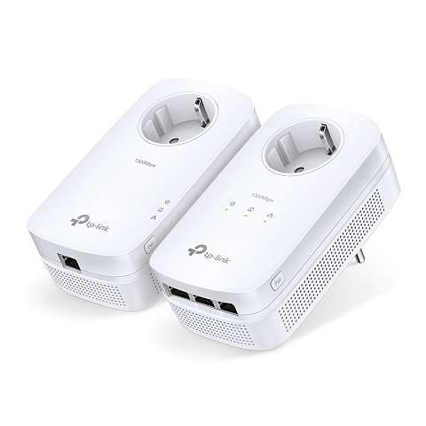 TP-Link AV1300-Gigabit-Powerline-Adapter KIT mit Steckdose