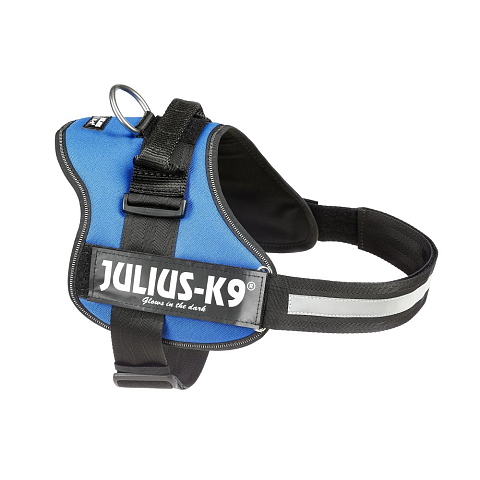 Julius-K9 Powerharness XL Blau Polyester Hund Westengeschirr