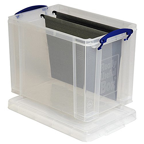 Really Useful Boxes UB19LC Dateiablagebox Transparent