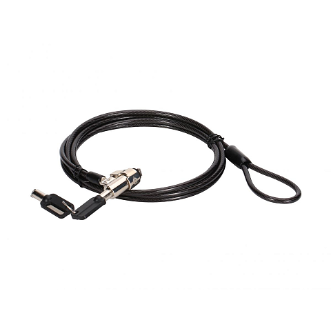 Conceptronic CUSTODIO02BS Laptop-Schloss, Standard-Sicherheitsschlitz, 1.8m