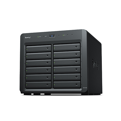 Synology DX1215II Speicherlaufwerksgehäuse HDD / SSD-Gehäuse Schwarz 2.5/3.5"