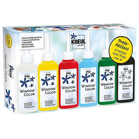KREUL 42847 Bastel- & Hobby-Farbe Farbe auf Wasserbasis 80 ml 5 Stück(e)