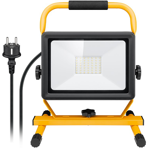 Goobay 49983 Flutlichtscheinwerfer Schwarz, Gelb 50 W LED F