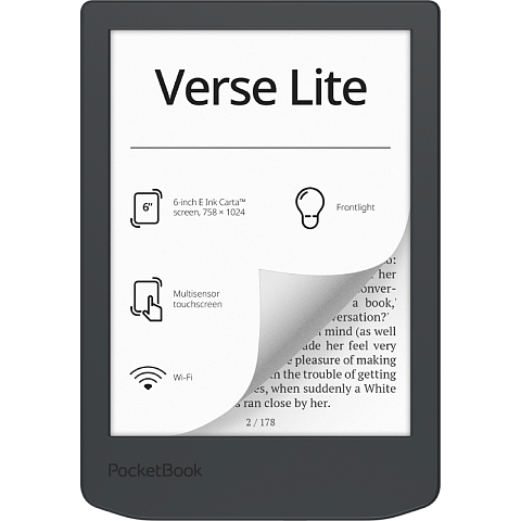 PocketBook Verse Lite eBook-Reader Touchscreen 8 GB WLAN Grau