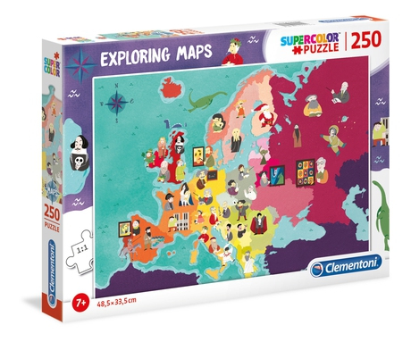Clementoni 29061 Puzzle Puzzlespiel 2550 Stück(e) Landkarten