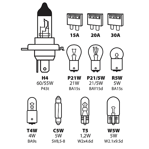 Lampa 58153 Auto-Glühbirne