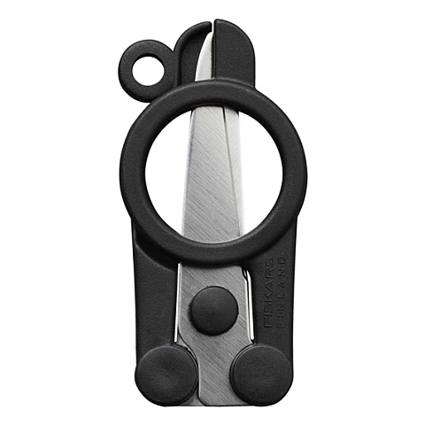 Fiskars 1075352 Büro- & Bastelschere Universal Gerader Schnitt Schwarz, Edelstahl