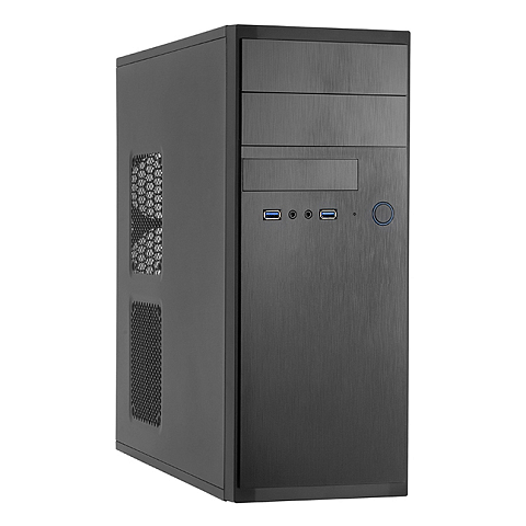 Chieftec HQ-01B-OP Computer-Gehäuse Midi Tower Schwarz