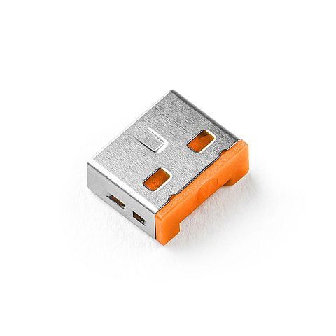 Smartkeeper UL03PKOR Schnittstellenblockierung Schnittstellenblockierung + Schlüssel USB Typ-A Orange 6 Stück(e)