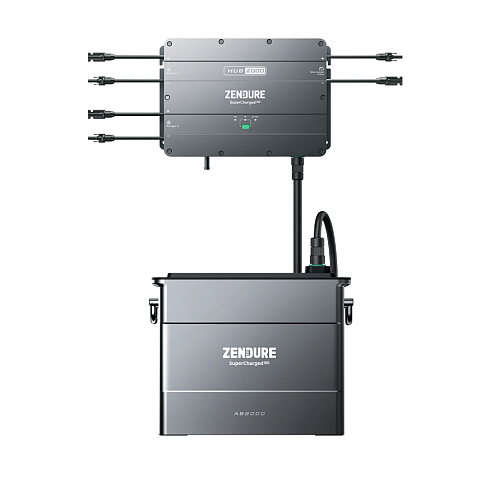 Zendure SolarFlow Hub 2000 Lithium-Eisen-Phosphat (LiFePO4) Grau