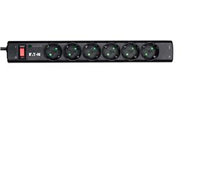 Eaton PS6TD Spannungsschutz Schwarz, Weiß 6 AC-Ausgänge 220 - 250 V 1 m
