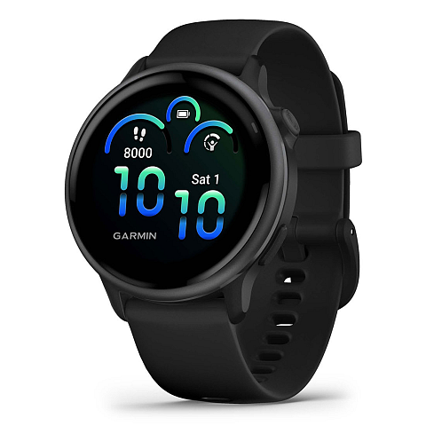 Garmin vívoactive 6 3,05 cm (1.2") AMOLED 42 mm Digital 390 x 390 Pixel Touchscreen Schwarz WLAN GPS