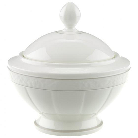 Villeroy & Boch 1043920960 Zuckerdose Weiß Porzellan