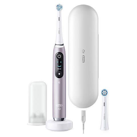 Oral-B iO Series 9n Erwachsener Rotierende-vibrierende Zahnbürste Rose