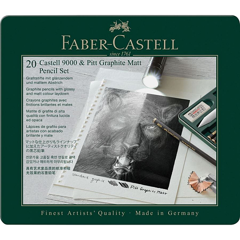 Faber-Castell Pitt Graphite Matt & Castell 9000 Set Multi 20 Stück(e)