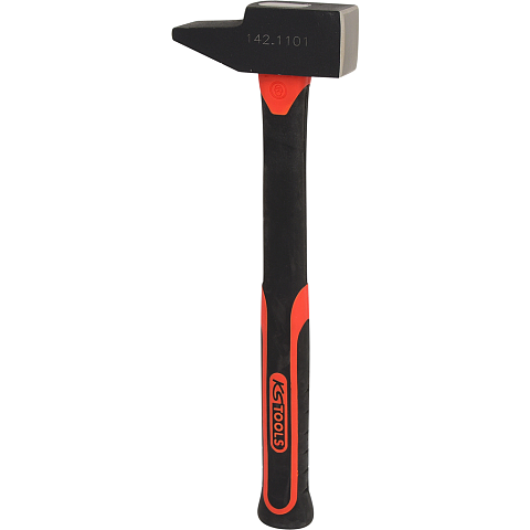 KS Tools 142.1101 Hammer Niethammer Schwarz, Rot