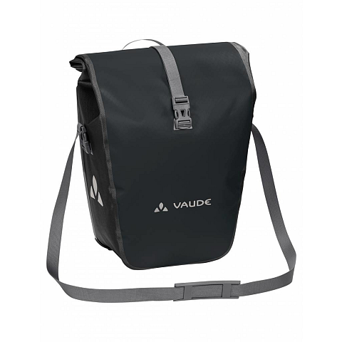 VAUDE Aqua Back Single Sattel Fahrradtasche 24 l Stoff, Polyurethan Schwarz, Grau