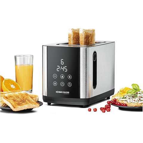 Rommelsbacher TO 850 Toaster 9 2 Scheibe(n) 850 W Schwarz, Edelstahl